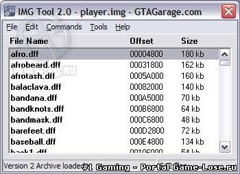 Скачать IMG Tool 2.0 для GTA San Andreas