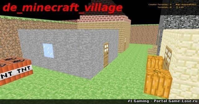 Карта de_minecraft_village