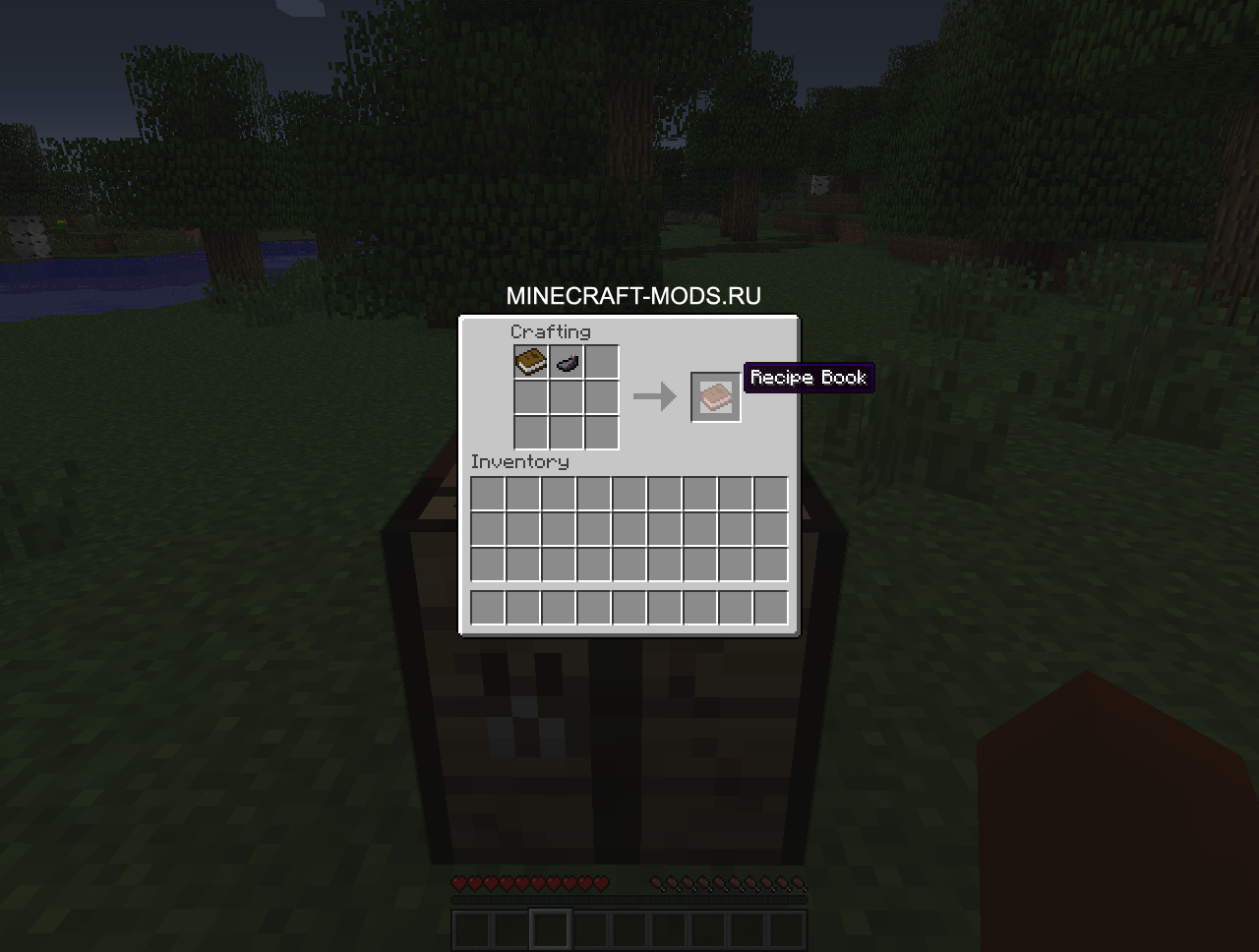 Мод Recipe Book для minecraft 1.4.7