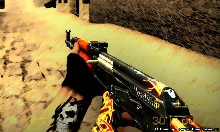 Огненная модель AK-47