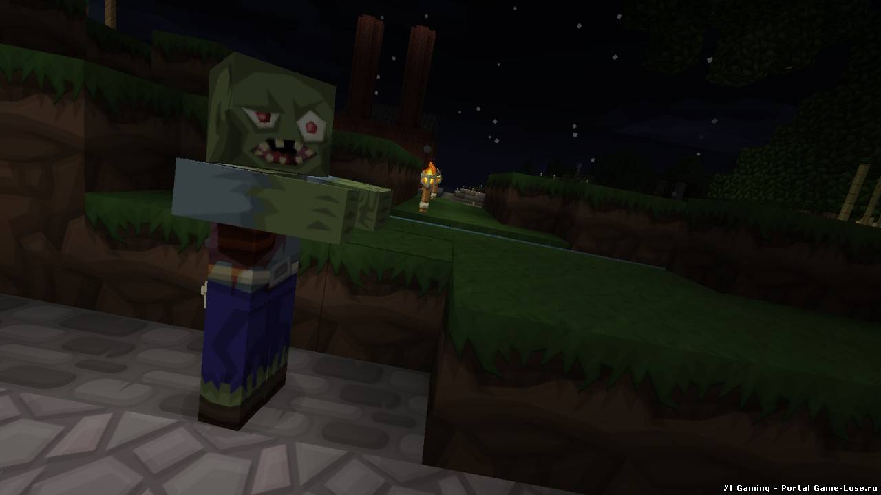 Mod Mine-Zombie-City v1.3.1 для миникрафт 1.5.0